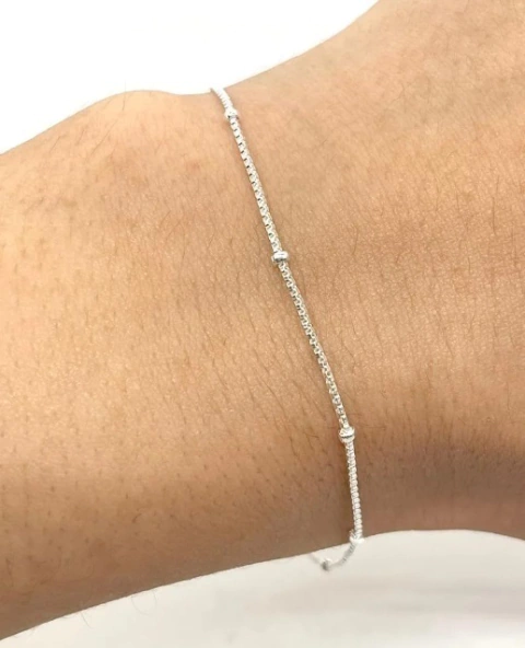Pulseira veneziana bolinha mini