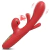 Vibrador 3 em 1 Rabbit com Estímulos no Ponto G e Sugador de Clitóris Recarregável