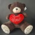 Pelúcia Urso C/ Coração M - comprar online