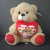 Pelucia Urso C/ Coração Escritas M