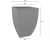 Vaso Quadrado Moderno 30 Mármore - comprar online