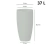 Vaso Conico Slim Liso 33 Macchiato - comprar online