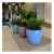 Cachepô Ceramico Hamburgo Azul 16 - Polyanta Paisagismo