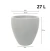 Vaso Elipse Rustico 40 Chumbo - comprar online
