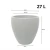 Vaso Elipse Rustico 40 Chumbo - comprar online