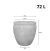 Vaso Tribo 55 Cimento Queimado - comprar online