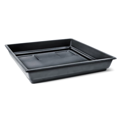 Prato de Plástico Quad 02 Preto