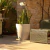 Vaso Vietnamita 66 Branco Mármore - Polyanta Paisagismo