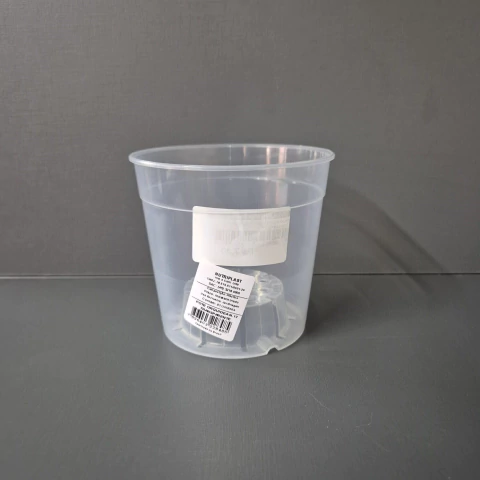 Vaso de Plástico Orquídea 12 Transparente