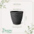 Cachepô Rattan M3 Redondo Preto - comprar online
