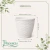 Cachepô Rattan Mini Redondo Branco - comprar online