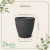 Cachepô Rattan Mini Redondo Preto - comprar online