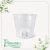 Vaso de Plástico Orquídea 15 Transparente