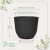 Vaso Concept Redondo Chumbo N1 - comprar online