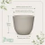Vaso Concept Redondo Cimento N1 - comprar online