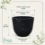 Vaso Concept Redondo Nero N2 - comprar online