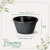 Cuia de Plástico com Prato N 01 Preto - comprar online
