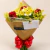 Buque 03 Rosas Crep/Kraft - comprar online