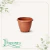 Vaso de Plástico Red Romano Mini Cerâmica