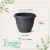 Vaso de Plástico Red Romano N 01 Preto - comprar online