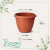 Vaso de Plástico Red Romano N 01 Cerâmica - comprar online