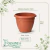 Vaso de Plástico Red Romano N 02 Cerâmica - comprar online
