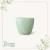 Cachepô Ceramico Hamburgo Verde 11