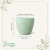 Cachepô Ceramico Hamburgo Verde 11 na internet