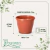 Vaso de Plástico Red Primavera 02 Cerâmica - comprar online