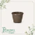 Vaso de Plástico Red Primavera 02 Marrom Avelã