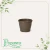 Vaso de Plástico Red Primavera 03 Marrom Avelã