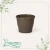 Vaso de Plástico Red Primavera 04 Marrom Avelã