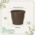 Vaso de Plástico Red Primavera 05 Marrom Avelã - comprar online
