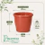 Vaso de Plástico Red Primavera 06 Cerâmica - comprar online