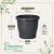 Vaso de Plástico Red Primavera 06 Preto - comprar online