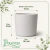 Vaso Ceramico Hanover Branco 16 na internet