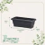 Jardineira de Plástico 35 Cm Preto - comprar online