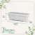 Jardineira de Plástico 50 Cm Branca - comprar online