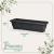 Jardineira de Plástico 80 Cm Preta - comprar online