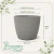 Vaso Europa Redondo 24 Mármore - comprar online