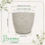 Vaso Europa Redondo 42 Cimento - comprar online