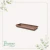 Prato P/ Jardineira 35 Cm Tabaco