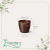 Cachepô Elegance Redondo 00 Café Imperial - comprar online