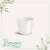 Cachepô Elegance Redondo 02 Branco