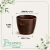 Cachepô Elegance Redondo 03 Café Imperial - comprar online