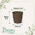 Vaso de Plástico Red Aquarela 02,5 Marrom Avelã - comprar online