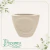 Vaso Cone Baixo 22 Riscato Areia