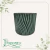 Vaso Mar Esmaltado Verde Queimado PT15