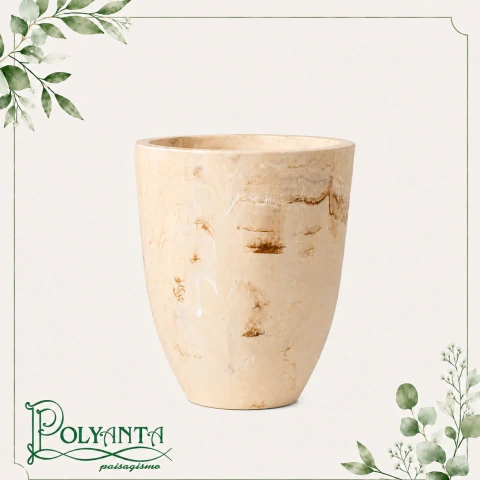 Vaso Concept Conico Travertino N1