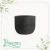 Vaso Voluto 38 Preto Ardosia